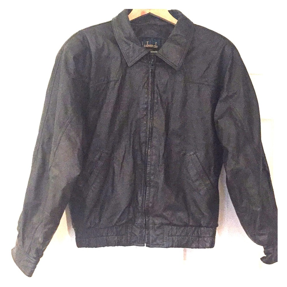 Men’s leather coat